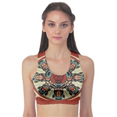 Grateful Dead Pacific Northwest Cover Sports Bra by Sapixe