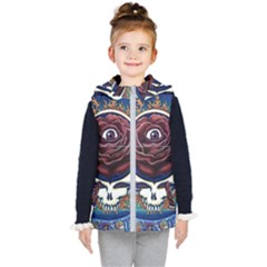 Grateful Dead Ahead Of Their Time Kids  Hooded Puffer Vest by Sapixe