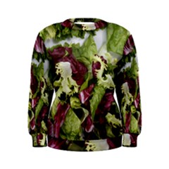 Salad Lettuce Vegetable Women s Sweatshirt by Sapixe