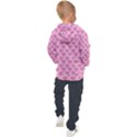 Heart Face Pink Kids  Hooded Pullover View2