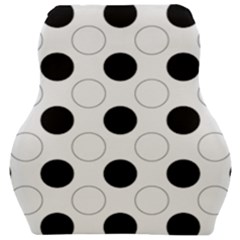 Background Dot Pattern Car Seat Velour Cushion  by HermanTelo