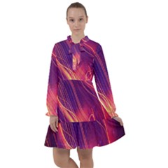 Abstrait Lumière All Frills Chiffon Dress by kcreatif