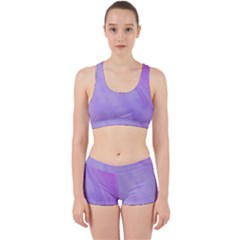 Purple Shade Work It Out Gym Set by designsbymallika