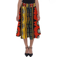 Cool Sunset3 Perfect Length Midi Skirt by MijizaCreations