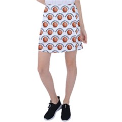 Orange Basketballs Tennis Skirt by mccallacoulturesports