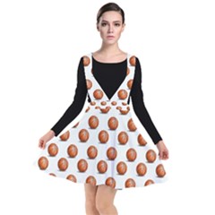 Orange Basketballs Plunge Pinafore Dress by mccallacoulturesports