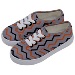 Basketball Thin Chevron Kids  Classic Low Top Sneakers by mccallacoulturesports