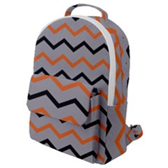 Basketball Thin Chevron Flap Pocket Backpack (small) by mccallacoulturesports