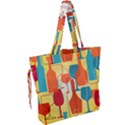 i love wine Drawstring Tote Bag View2