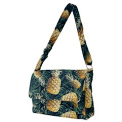 Pattern Ananas Tropical Full Print Messenger Bag (m) by kcreatif