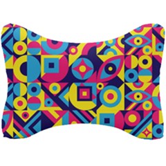 Doodle Pattern Seat Head Rest Cushion by designsbymallika