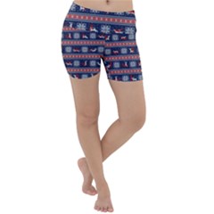 Christmas Deer Sex Lightweight Velour Yoga Shorts by dimaV