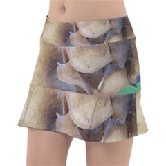 Close Up Mushroom Abstract Tennis Skorts by Fractalsandkaleidoscopes