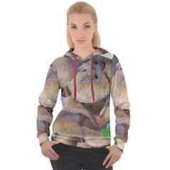 Close Up Mushroom Abstract Women s Overhead Hoodie by Fractalsandkaleidoscopes