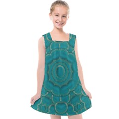 Over The Calm Sea Is The Most Beautiful Star Kids  Cross Back Dress by pepitasart