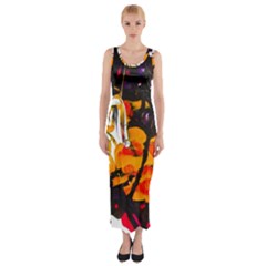 Consolation Before Battle 1 1 Fitted Maxi Dress by bestdesignintheworld