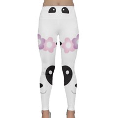 Panda Face Classic Yoga Leggings by PhotoThisxyz