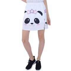 Panda Face Tennis Skirt by PhotoThisxyz