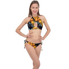 York 1 5 Cross Front Halter Bikini Set by bestdesignintheworld