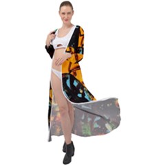 York 1 5 Maxi Chiffon Beach Wrap by bestdesignintheworld