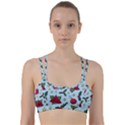 Colorful Funny Christmas Pattern Line Them Up Sports Bra View1