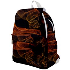 Circle Fractals Pattern Top Flap Backpack by HermanTelo