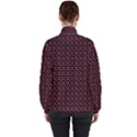 Grey Star Navy Burgundy Women s High Neck Windbreaker View2