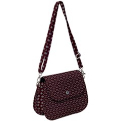 Grey Star Navy Burgundy Saddle Handbag by snowwhitegirl