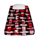 Background Red Summary Fitted Sheet (Single Size) View1