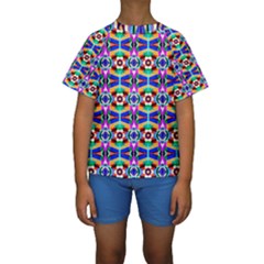 Ab 139 Kids  Short Sleeve Swimwear by ArtworkByPatrick