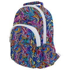 Ab 142 Rounded Multi Pocket Backpack by ArtworkByPatrick