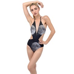 Lune Étoilé Plunging Cut Out Swimsuit by kcreatif