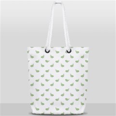 Iguana Sketchy Cartoon Style Drawing Pattern 2 Full Print Rope Handle Tote (small) by dflcprintsclothing