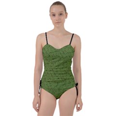 Groyper Pepe The Frog Original Meme Funny Kekistan Green Pattern Sweetheart Tankini Set by snek