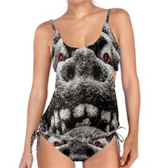 Monster Sculpture Extreme Close Up Illustration 2 Tankini Set by dflcprintsclothing