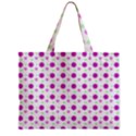 Background Flowers Multicolor Purple Zipper Mini Tote Bag View1