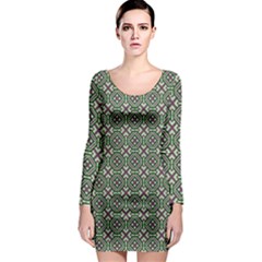 Df Rikky Frugal Long Sleeve Bodycon Dress by deformigo