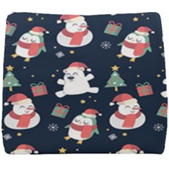 Colourful Funny Christmas Pattern Seat Cushion by Vaneshart