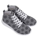 Black And White Pattern Men s Lightweight High Top Sneakers View3