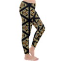 Pattern Stained Glass Triangles Classic Winter Leggings View3