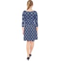 DF Dulcineea Savini Quarter Sleeve Front Wrap Dress View2