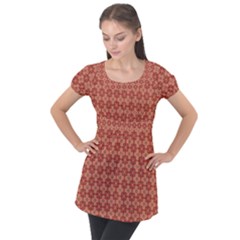 Df Gasparo Ritchie Puff Sleeve Tunic Top by deformigo