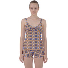 Df Forgemino Tie Front Two Piece Tankini by deformigo