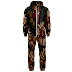 Old Embroidery 1 1 Hooded Jumpsuit (men)  by bestdesignintheworld