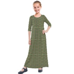 Df Lanika Kids  Quarter Sleeve Maxi Dress by deformigo