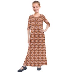 Df Jaitana Kids  Quarter Sleeve Maxi Dress by deformigo