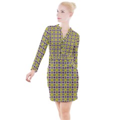 Df Florence Delem Button Long Sleeve Dress by deformigo