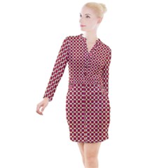 Df Avada Button Long Sleeve Dress by deformigo