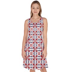 Df Wishing Well Knee Length Skater Dress With Pockets by deformigo