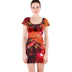 Christmas Tree  1 8 Short Sleeve Bodycon Dress by bestdesignintheworld